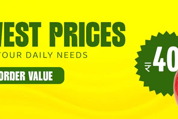 Daily Needs Grocery Price Banner PSD Template