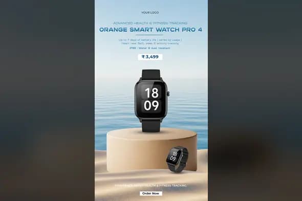 Advanced Smartwatch Health & Fitness Promo