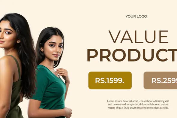Value Products Promotional Template