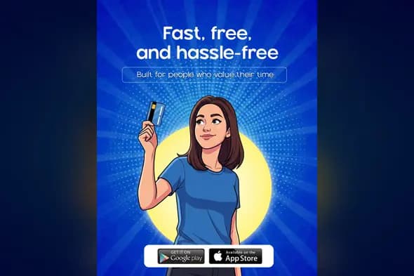 Financial App Promotional Template