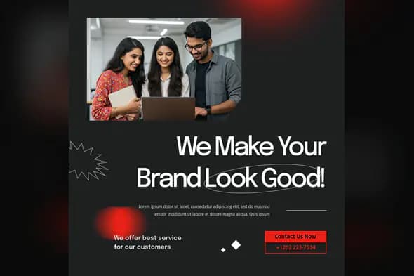 Brand Enhancement Social Media Template