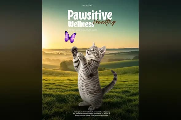 Pet Health & Wellness Post Template