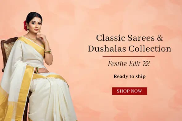 Elegant Saree Collection Banner
