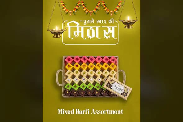 Festive Barfi Assortment Promotion