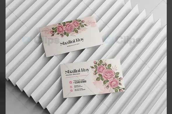 Creative Graphic Designer Business Card Photoshop PSD Template | AIClips