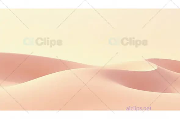 Soft Minimalist Desert Landscape