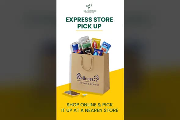 Wellness Store Express Pickup Banner