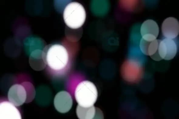 Colorful Bokeh Lights with Soft Focus