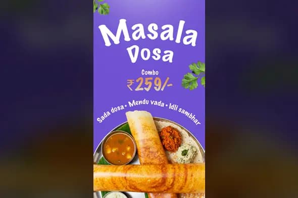 Masala Dosa Combo Templat