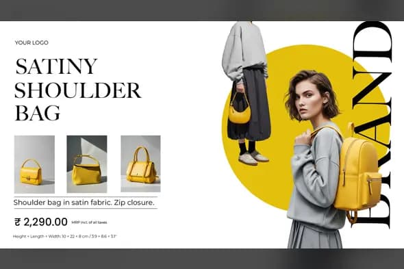 Modern Fashion Product Showcase Template