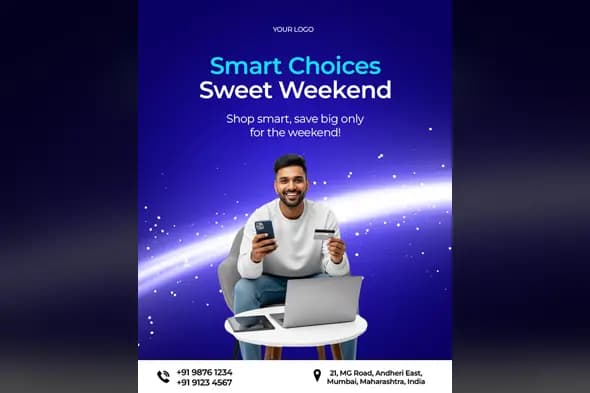 E-commerce Weekend Deal Social Media Post