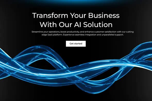 AI Solution Landing Page Template