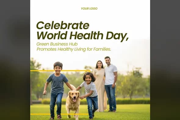 World Health Day Promotion Template