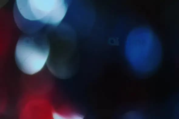 Dark Blue, Red, and White Bokeh Lights for Cinematic Motion Graphics