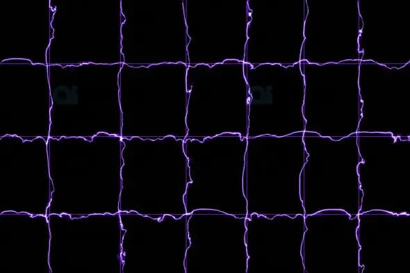 Purple Electric Grid Effect