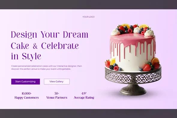 Artisanal Cake & Bakery Promotion Template