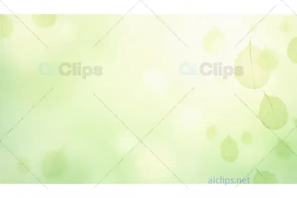 Minimalist Green Leaves Background – Fresh Nature Design