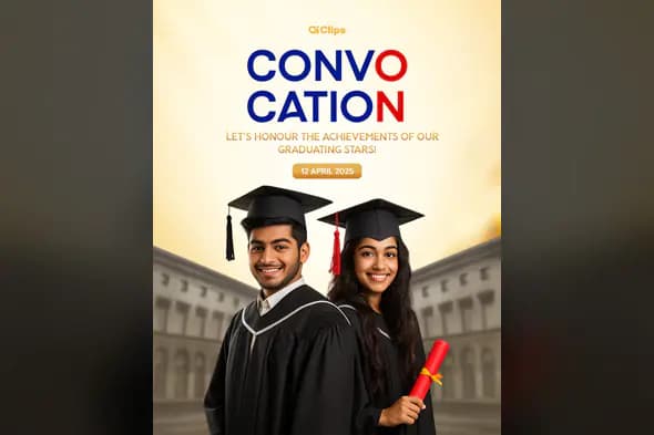 Graduation Convocation Ceremony Poster