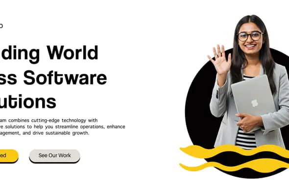 Software Solutions Company Landing Page Template