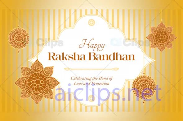 Raksha Bandhan Greeting Card PSD Template