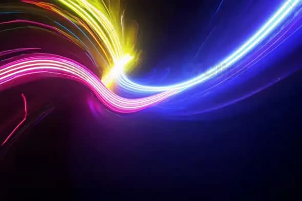Neon Light Streaks – High-Energy Futuristic Motion