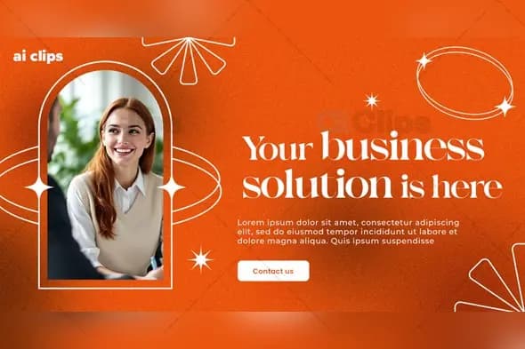 Business Solution Marketing Banner