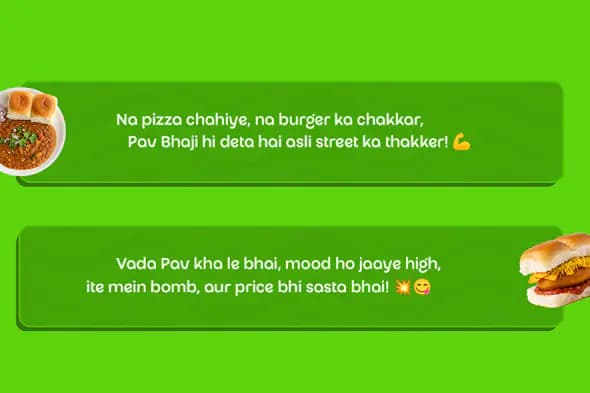 Pav Bhaji & Vada Pav Design for Menus and Promotions Template