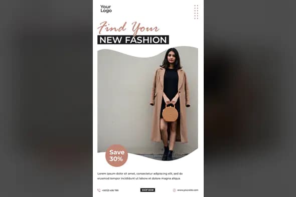 Chic Fashion Sale Social Media Template