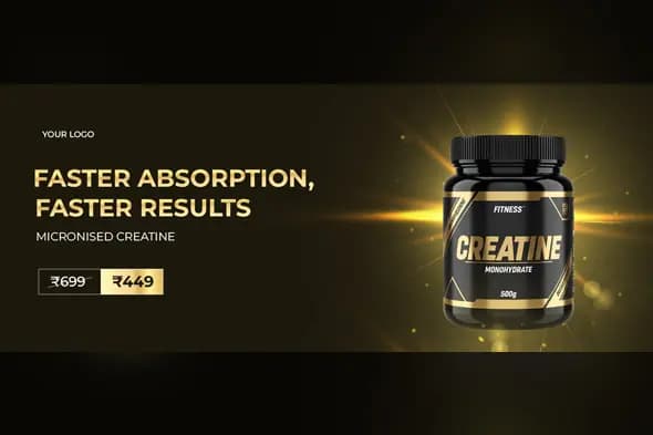 High-Impact Fitness Product Promo Template
