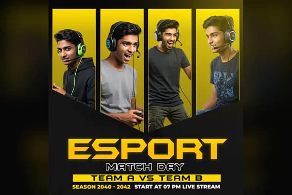 Esports Match Day Promo Template
