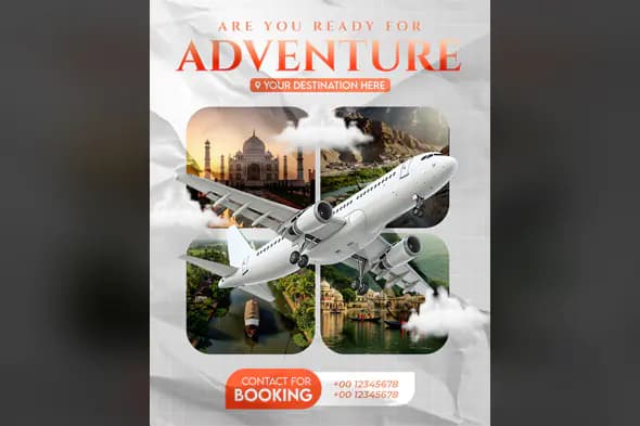 Adventure Travel Agency Promo Template