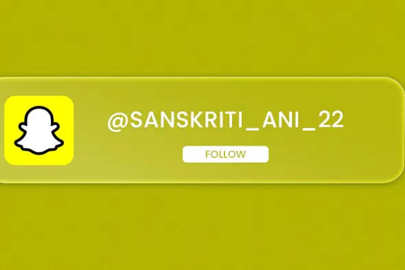 Snapchat Follow Button Template
