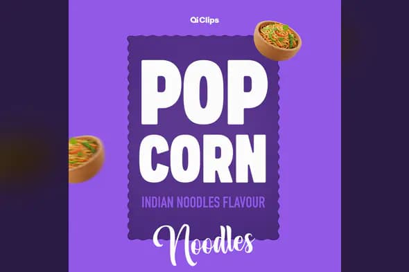 Enhanced Indian Noodle Popcorn Ad Template