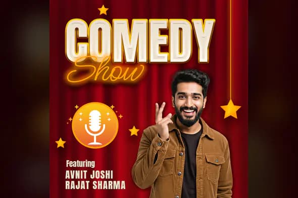 Stand-Up Comedy Show Flyer Template