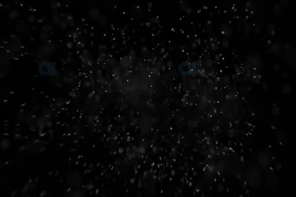 Concentrated Snowfall in Darkness – Dynamic Winter Particle Motion