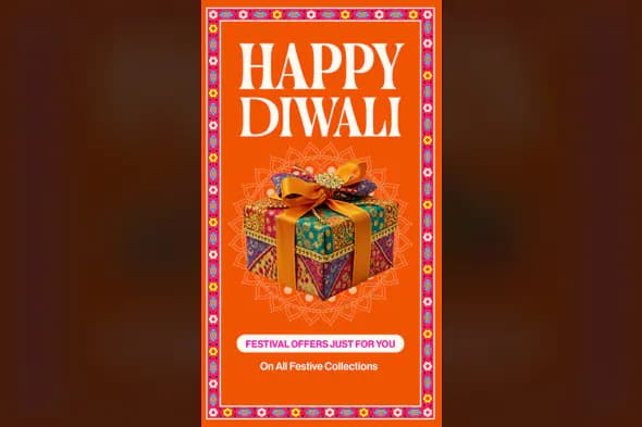 Diwali Festival Promotional Template