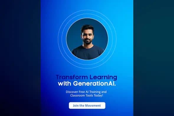AI Education Promo Banner Template