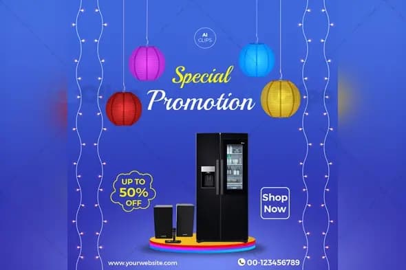 Special Promotion Sale Banner