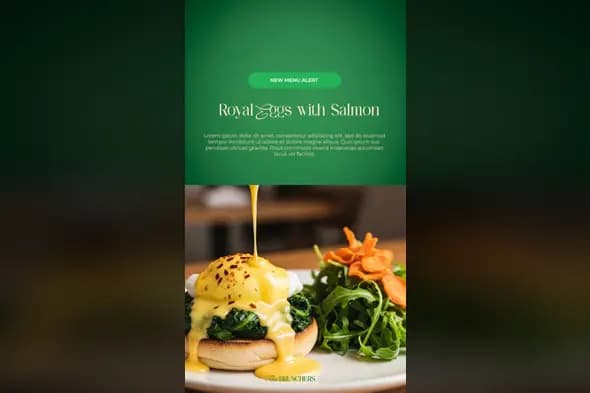 Fine Dining Brunch Social Media Template