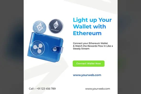 Ethereum Wallet Connection Ad Template