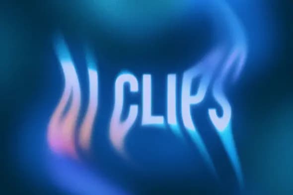 Liquid Blur Neon Melt Text Effect