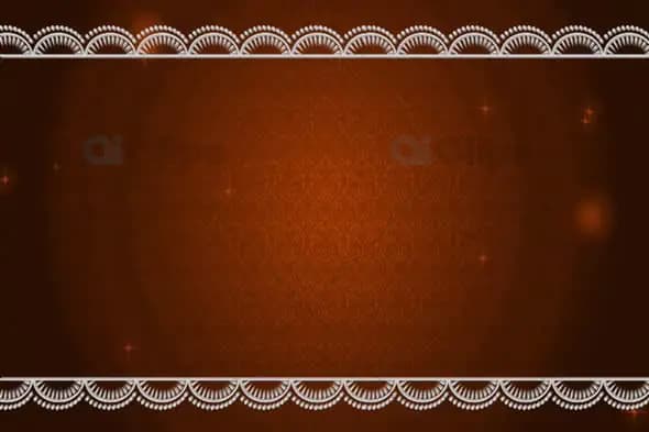 Elegant Brown Background with Ornate White Border and Subtle Sparkles