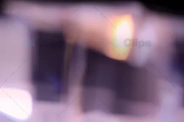 Abstract Light Prism with Soft Focus Bokeh