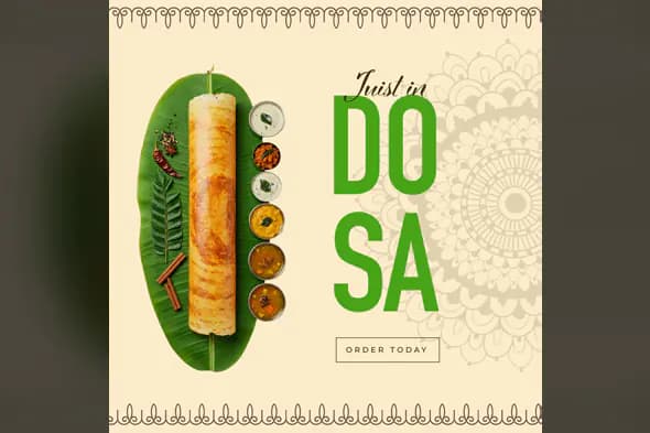 South Indian Dosa Template