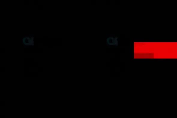 Minimal Red Glitch Block - Futuristic Digital Breakdown Motion Graphic