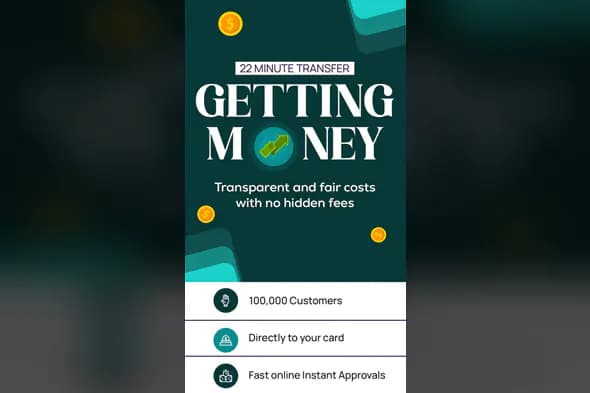 Money Transfer Service Promo Template