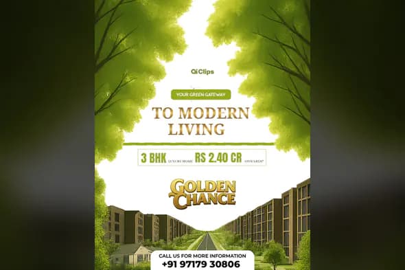 Eco-Friendly Housing Complex Advertisement