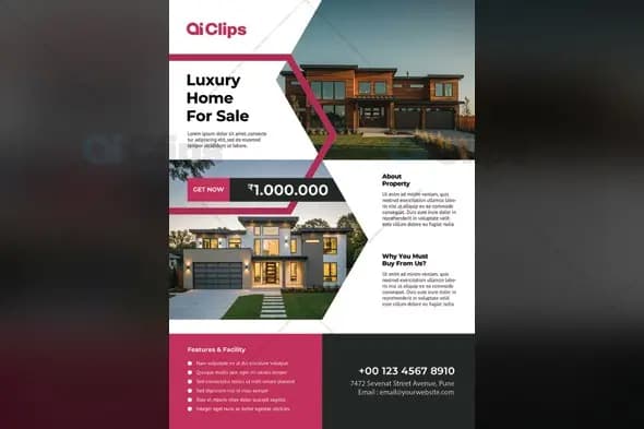 Modern Luxury Real Estate Social Media Template