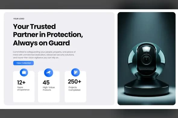 Smart Security Systems Promo Template