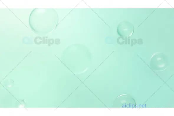 Mint Green Bubble Background Design